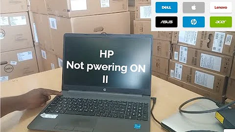 How to Fix HP Laptop That Won't Turn On / No Power / black screen and Turns Off at Start Up