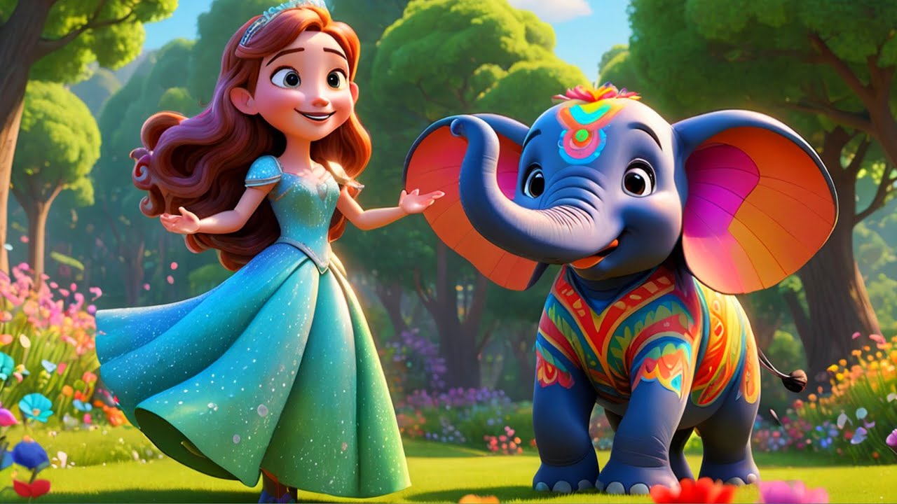 🌈The Colorful Kingdom 🎶 Queen Seraphina & Lumino’s Rainbow Magic 🏰 | 🎵 KidsAnimaFun ✨
