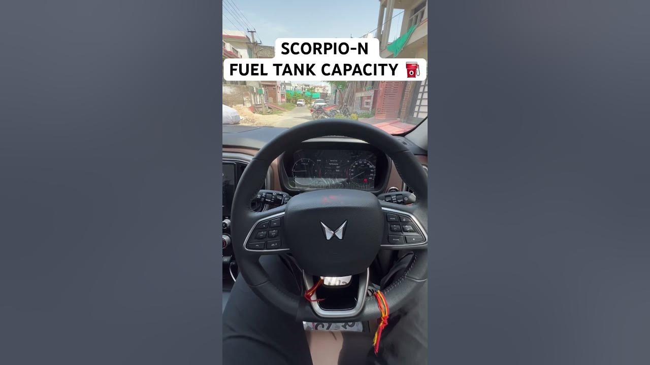 ScorpioN Fuel Tank Capacity Test 🔥 shorts scorpion scorpioclassic 