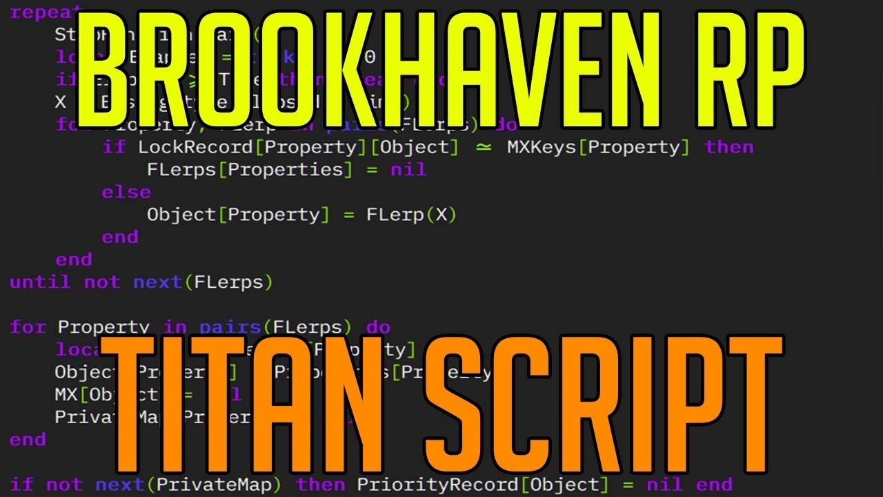 Brookhaven [Home Menu, House Menu, Players Memu] Scripts