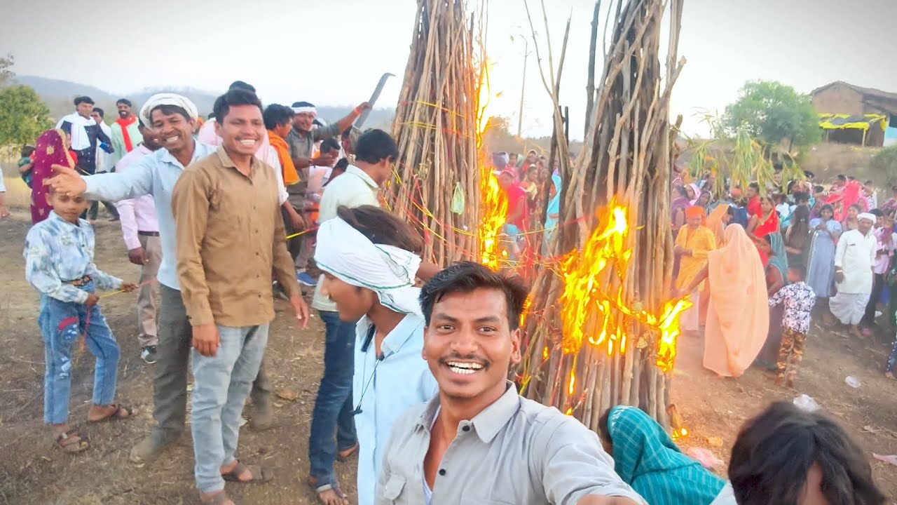 🔥 आदिवासी कोरकू संस्कृति में संस्कृत होली का दहन 2026 🌿🔥🎉 परंपरा,आग का संगम | Holi Dahan Special 
