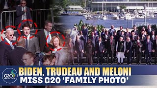 Biden, Trudeau and Meloni miss traditional G20 ‘family photo’ after arriving late | G20 Summit 2024