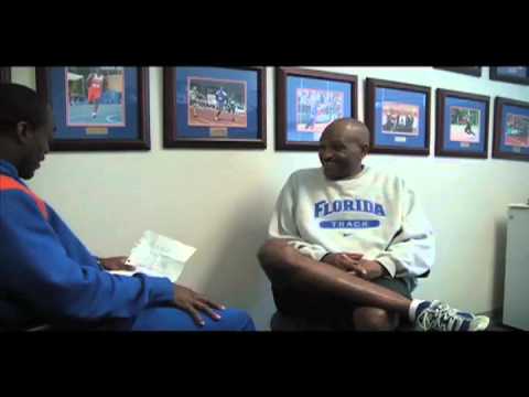 Floria Gators Track and Field Jeff Demps interview...