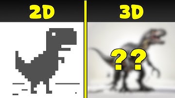I made the Chrome Dinosaur Game in 3D (RTX ON) 🤯 | Hindi Game Devlog