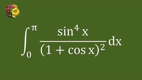 Solving definite integral using standard techniques