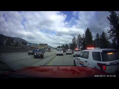 Dashcam of West Kelowna Arrest 03/07/21