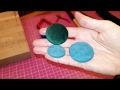 How to upholster buttons - DIY fabric covered buttons