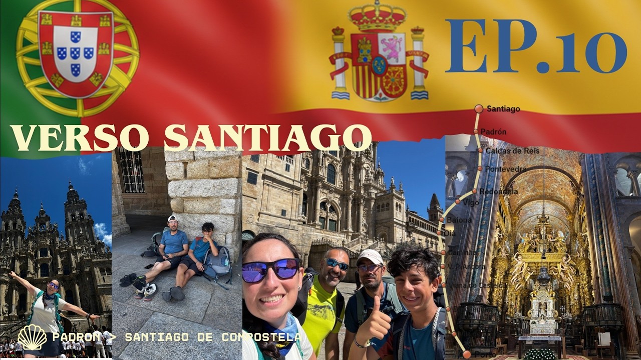 Cammino Portoghese Litoral # 10  Da Padron (Herbon) - ARRIVIAMO A SANTIAGO
