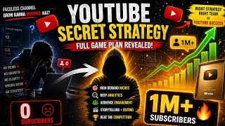 Faceless Channel Growth Secret 🤫 YouTube Algorithm Ka Sach (2026)#YouTubeGrowth #FacelessChannel 