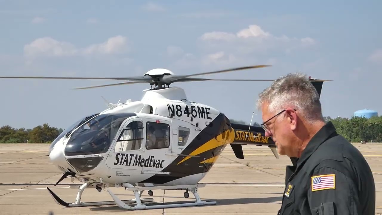 N845ME - STAT MedEvac 5 Taking Off 