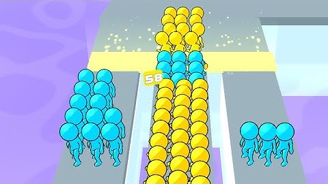 Runner Pusher - All Levels Gameplay Android, iOS