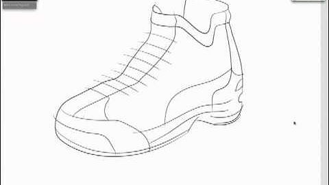 Autodesk New Alias Sketch-Shoe Sketch