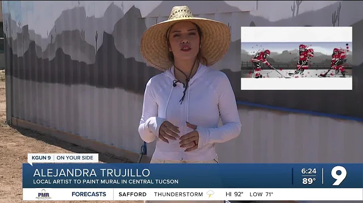 New Tucson Roadrunners mural by Alejandra Trujillo...