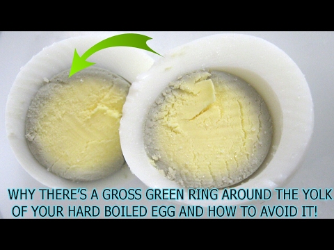 WHY THERE&rsquo;S A GROSS GREEN RING AROUND THE YOLK OF YOUR HARD BOILED EGG AND HOW TO AVOID IT!
