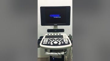 Ultrasound machine startup!chison qbit-5