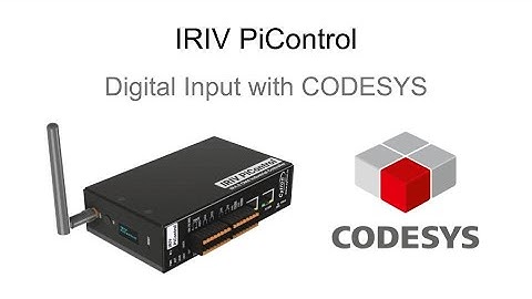 Digital Input with IRIV PiControl and CODESYS #IRIV #codesys #cm4