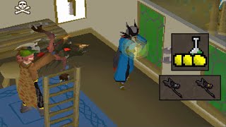 Luring Pkers away from Banks by Alching in PvP Worlds