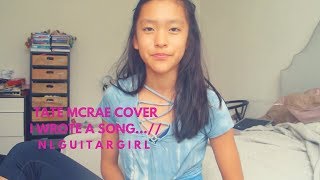 Video thumbnail of "I wrote a song...// Tate Mcrae Cover NLGuitarGirl"