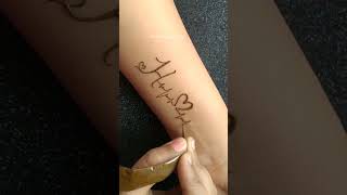 Requested Hh Couple Letter Mehndi Tattoo Design Alphabet Mehndi Design