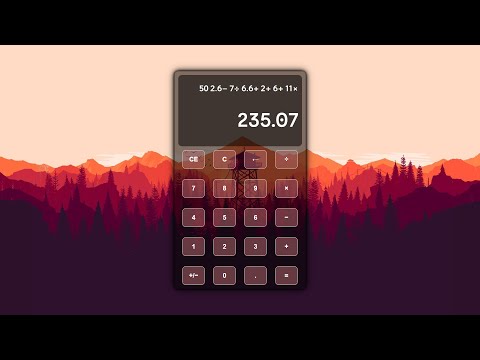 ASMR Programming  -  Calculator App  -  HTML CSS JavaScript