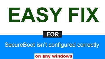 FIX SECURE BOOT ISN