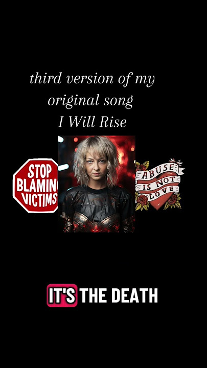 My original song I wrote. I Will Rise #domesticviolenceawareness #lyrics #stoptheviolence