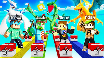 LEGENDARY 1V1V1V1 PIXELMON LUCKY BLOCK RACE!