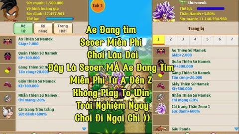 Nro Lậu Mới Nhất Ngọc Rồng Thởi Không Free MTV Free SKH Thiên Sứ Cải Trang 600%SĐ Free Từ A Đến Z