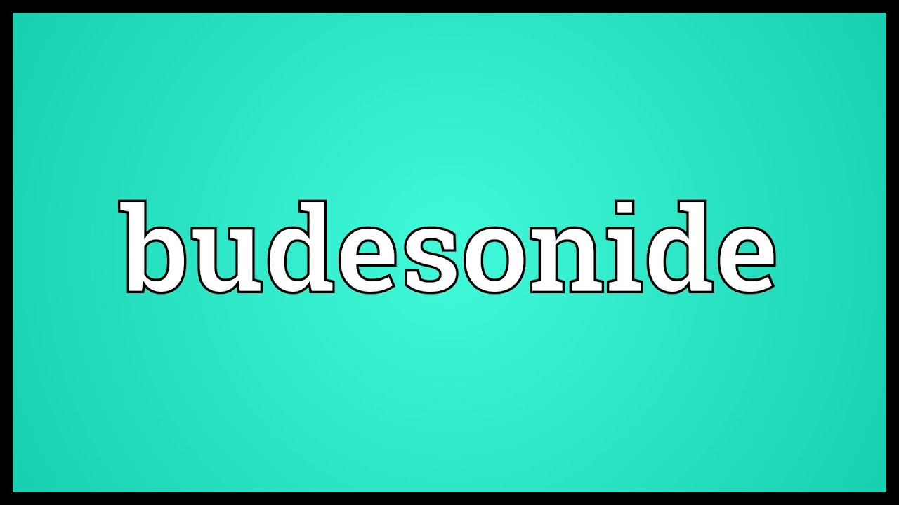 Budesonide Meaning YouTube