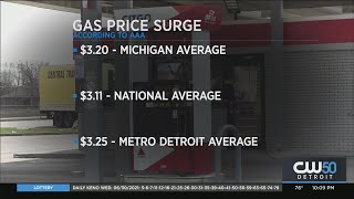 Gas Prices Surge Across Michigan