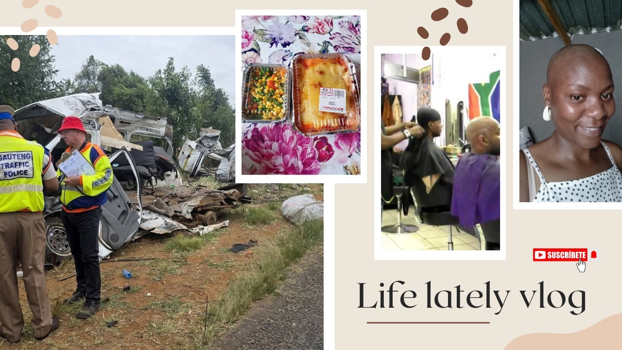 Vaal scholar transport crash/cutting my hair/lunch/South African YouTuber 