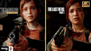 4K Side by Side comparison: The Last of Us Part 1 vs Remastered: Pittsburgh Cutscenes