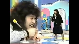 松田聖子　中森明菜　河合奈保険子のモノマネをする男　昔のお笑い