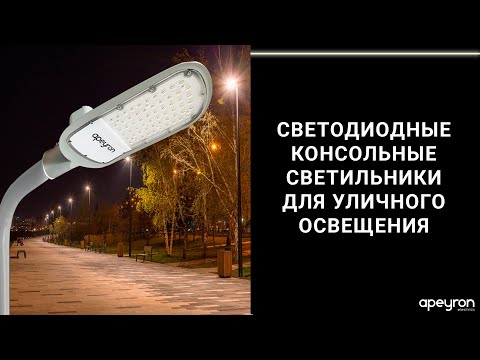 Консольные светодиодные светильники для уличного освещения