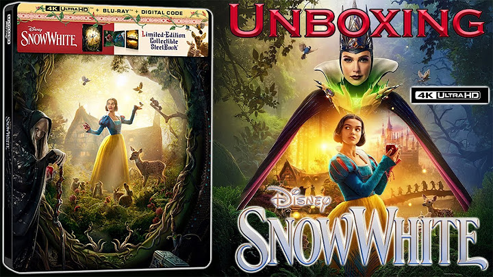 Snow White 2025 4K SteelBook (Review and Unboxing) (Rachel Zegler, Gal Gadot)