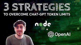 ChatGPT + Node.js | 3 Ways to Overcome the Token Limits