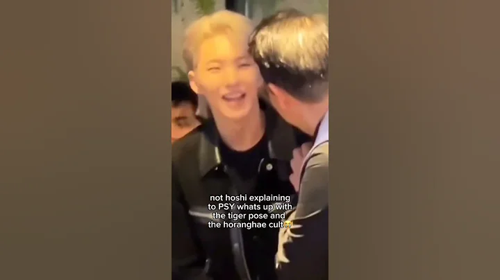 HOSHI, PSY and his horanghae agenda 🤣🐯 #seventeen #hoshi #kpop #fyp