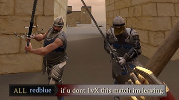 "if u dont 1vX this match im leaving"