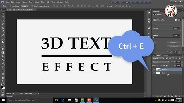 How to Make 3D Text in Photoshop CC Tutorial 2018