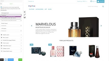 How to set up columns/layout/sidebar? (Prestashop 1.7)