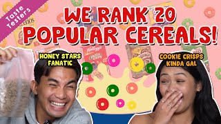 We Rank 20 Popular Cereal Brands! | Taste Testers | EP 142