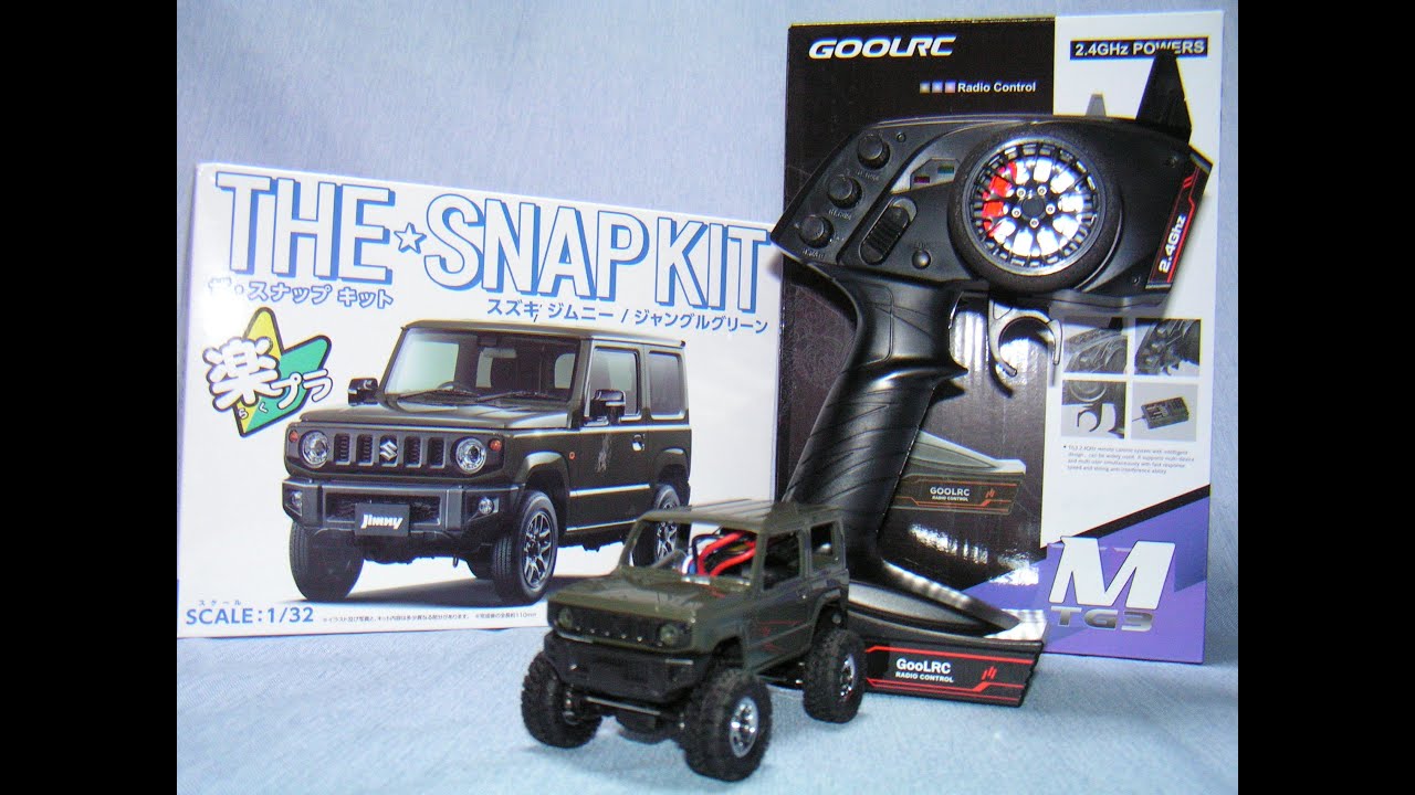 1/32 スズキ ジムニー アオシマ楽プラ 4WDラジコン RC化 Orlandoo