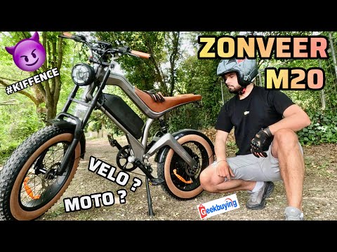 ZONVEER M20 Fatbike 1500W Test