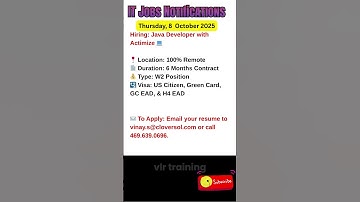 Java Developer with Actimize Job   Remote Oct 10, 2025