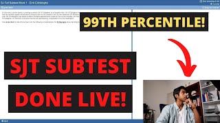 Watch me score 99th Percentile on UCAT Situational Judgement Live!