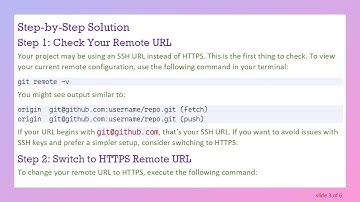 Solving the Git Push Accessibility Error of Your Repository - A Step-by-Step Guide