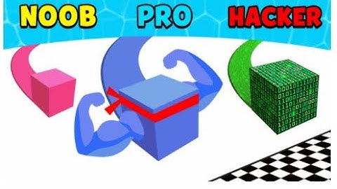 NOOB vs PRO vs HACKER  in  Color Fill 3D
