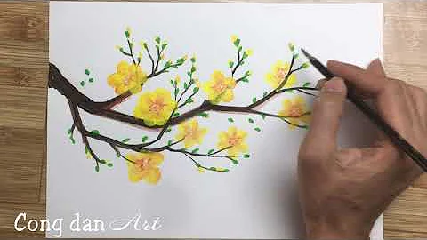 Vẽ Hoa Tết