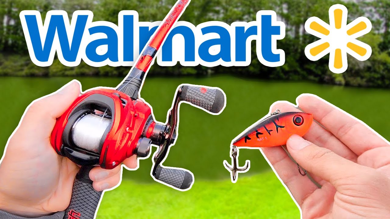 $100 Walmart Budget Fishing Challenge (Rod, Reel, Lures