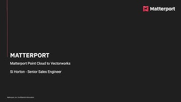 Matterport Point Cloud to Vectorworks Workflow